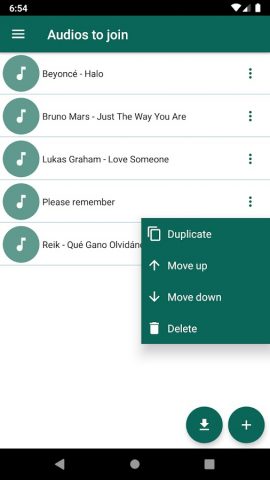 Audio Joiner для Android — скриншот 3