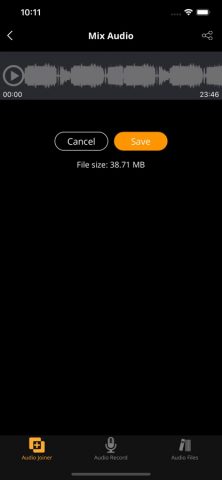 Audio Joiner: Merge & Recorder для iOS — скриншот 4