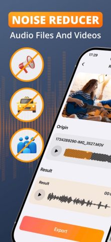 Audio Noise Remover & Recorder для iOS — скриншот 1