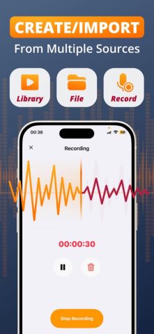 Audio Noise Remover & Recorder для iOS — скриншот 4