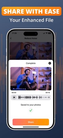 Audio Noise Remover & Recorder для iOS — скриншот 5