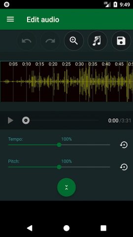 Audio Speed Changer для Android — скриншот 2