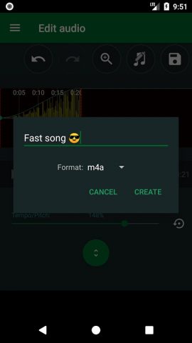 Audio Speed Changer для Android — скриншот 5