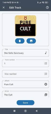 Audio Tag Editor для Android — скриншот 5