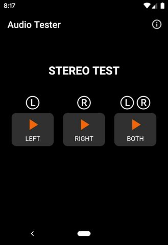 Audio Tester для Android — скриншот 1