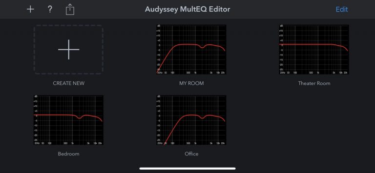 Audyssey MultEQ Editor app для iOS — скриншот 2