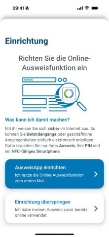 AusweisApp Bund для iOS — скриншот 1