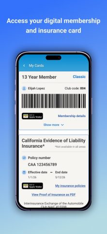 Auto Club App для iOS — скриншот 3