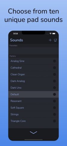 AutoPad — Ambient Pad Loops для iOS — скриншот 3