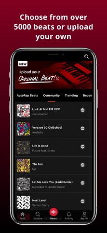 AutoRap: Music Maker by Smule для iOS — скриншот 2