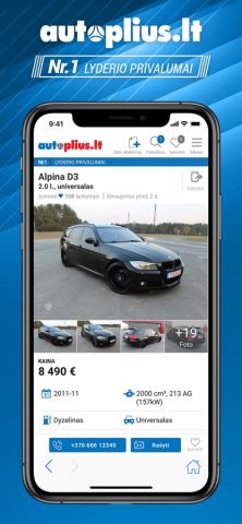 Autoplius.lt для iOS — скриншот 1