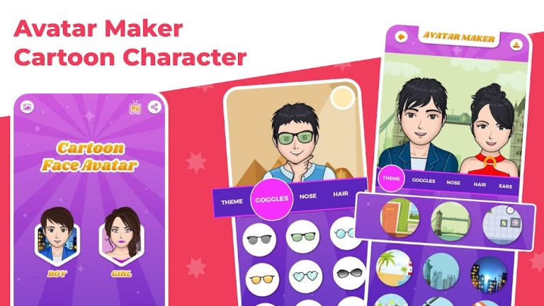 Avatar Maker Cartoon Character для Android — скриншот 1