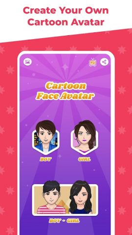 Avatar Maker Cartoon Character для Android — скриншот 2