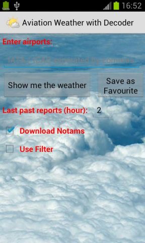 Aviation Weather with Decoder для Android — скриншот 2
