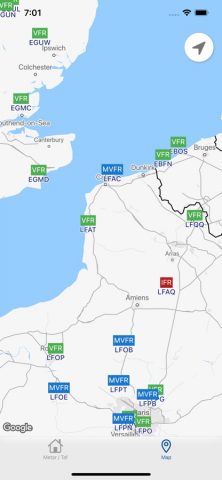Aviation weather — METAR & TAF для iOS — скриншот 4