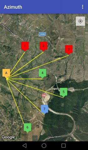 Azimuth для Android — скриншот 1