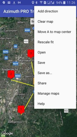 Azimuth для Android — скриншот 2