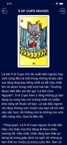 Bói Bài Tarot và Oracle для iOS — скриншот 3