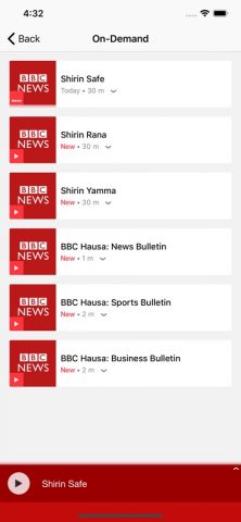 BBC News Hausa для iOS — скриншот 3