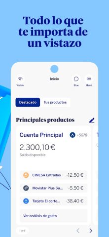 BBVA España | Banca Online для Android — скриншот 2
