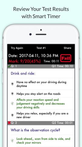 BC Motorcycle Test для iOS — скриншот 5