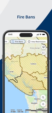 BC Wildfire Service для iOS — скриншот 3