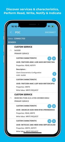 BLE Scanner 4.0 – Bluetooth LE для iOS — скриншот 2