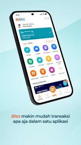 BNI Mobile Banking для Android — скриншот 4