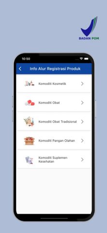 BPOM Mobile для iOS — скриншот 1