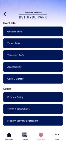 BST Hyde Park для iOS — скриншот 3