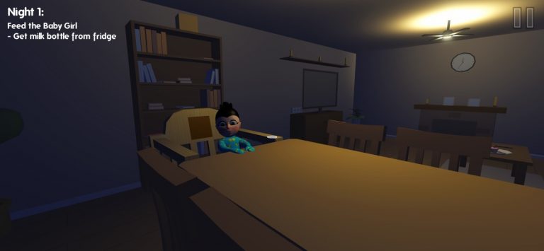 Baby Girl In Yellow House 3D для iOS — скриншот 1