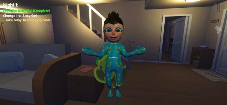 Baby Girl In Yellow House 3D для iOS — скриншот 5