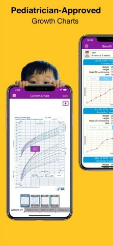 Baby Growth Chart Percentile для iOS — скриншот 1