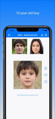 BabyGenerator Guess baby face для iOS — скриншот 2