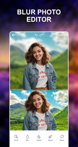 Background Blur Photo Editor для Android — скриншот 1