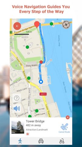 Baku Map and Walks для Android — скриншот 4