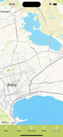 Baku Subway Map для iOS — скриншот 5