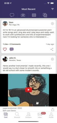 BandFriend — Find Musicians для iOS — скриншот 3