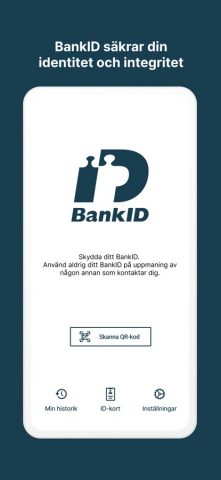 BankID säkerhetsapp для iOS — скриншот 1