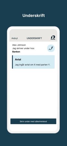 BankID säkerhetsapp для iOS — скриншот 5