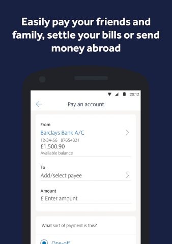 Barclays для Android — скриншот 3