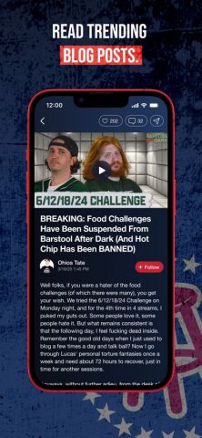 Barstool Sports для iOS — скриншот 5
