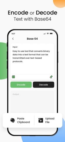 Base64 Encoder Decoder для iOS — скриншот 2
