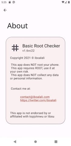 Basic Root Checker для Android — скриншот 4
