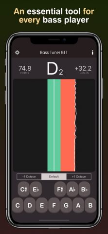 Басовый тюнер BT1 для iOS — скриншот 3