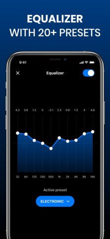 Bass Booster Volume Boost EQ для iOS — скриншот 3