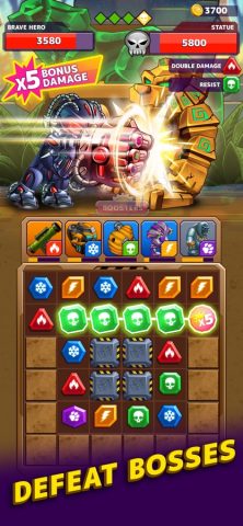 Battle Lines: Три в ряд РПГ для iOS — скриншот 4