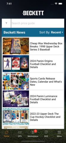 Beckett Mobile для iOS — скриншот 2