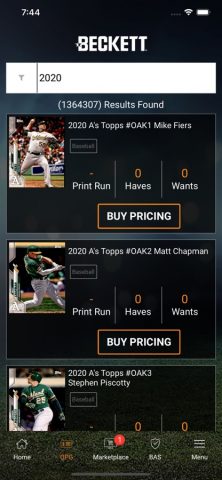 Beckett Mobile для iOS — скриншот 3