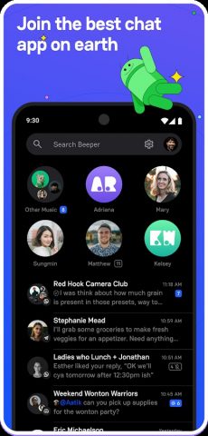 Beeper: Universal Chat для Android — скриншот 1